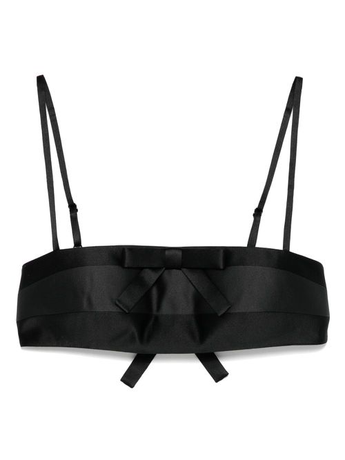 Bow-detailing top - Black
