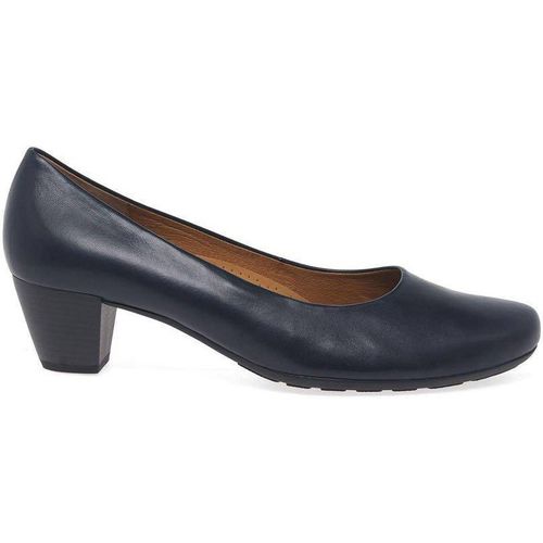 Gabor Women's 'Brambling' Wide Fit Court Shoes in Navy