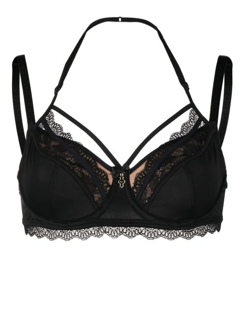 Carita unpadded balconette bra - Black