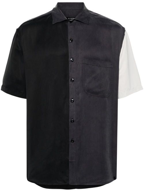 Two-tone short-sleeve shirt - Grey