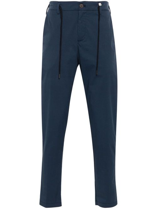 Apollo herringbone chino trousers - Blue