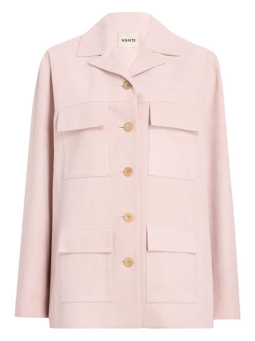 KHAITE Morsson button-up jacket - Pink
