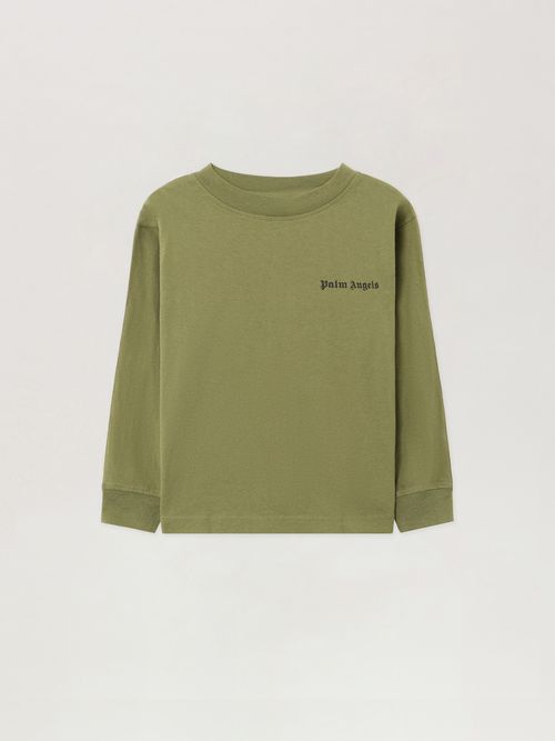 Pa Minitrack Tshirt L/sn Kids  Military Green