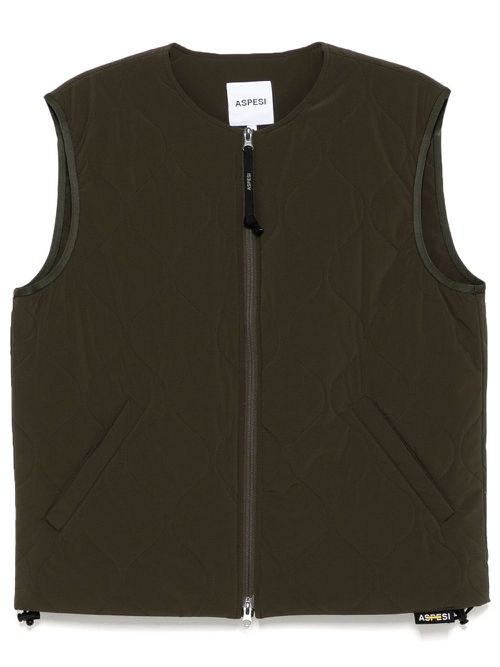 Water repellent waistcoat - Green