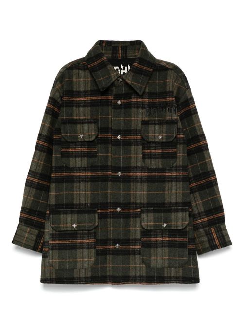 Plaid-check shirt - Green