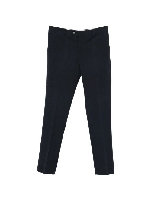 Cotton Trousers — Navy