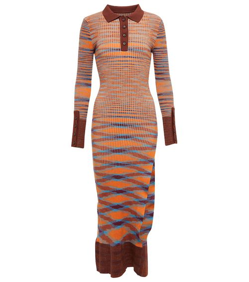 La Robe Zucca striped midi dress