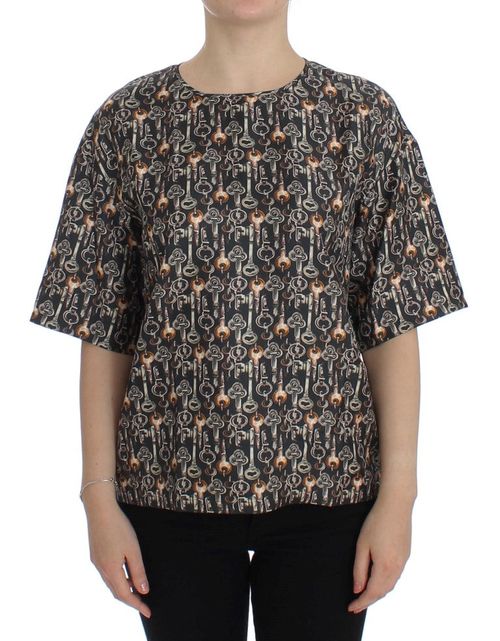 Enchanted Sicily Blouse — Gray
