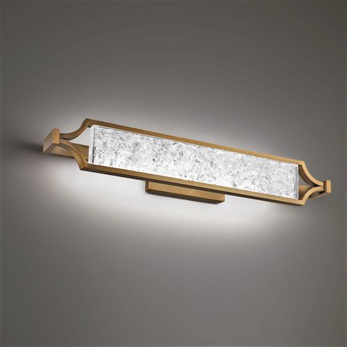Modern Forms Emblem Bathroom Vanity Light in Aged Bra