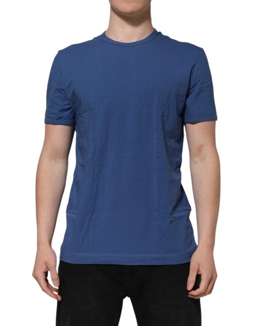 Cotton Jersey T-Shirt — Blue