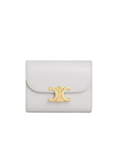 Small Wallet TRIOMPHE in Shiny calfskin
