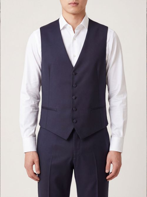 Suit Vest Men color Black