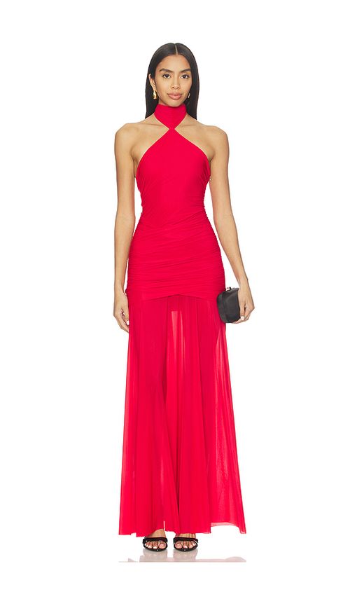 Aniye By Scandal Scarf Dress in Scarlatto. XS also in L, M