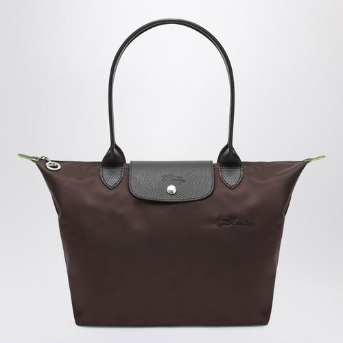 Mocha Coloured Le Pliage Green M Bag