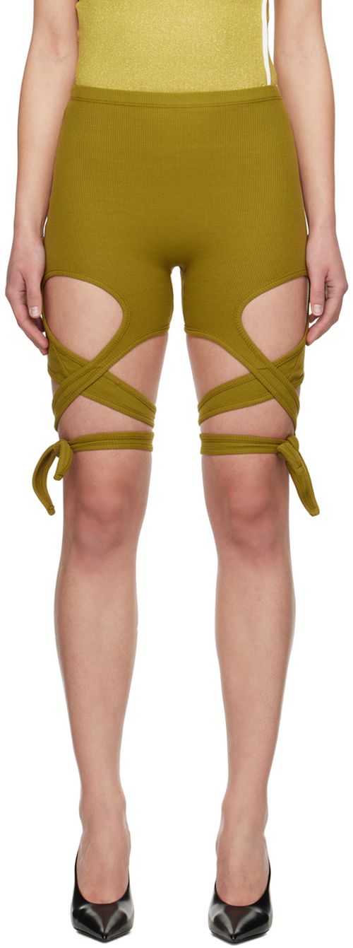 Ottolinger Green Otto Wrap Shorts