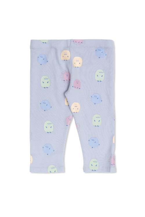 Cotton Leggings, Unisex, Blue