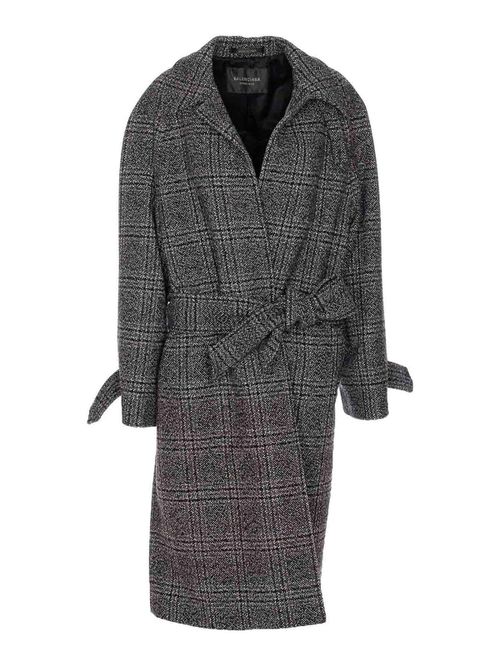 Balenciga Grey One Layer Coat