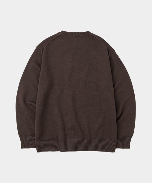 Essential Daily Round Knit Brown