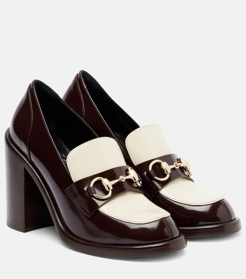 Savoy Horsebit leather loafer pumps