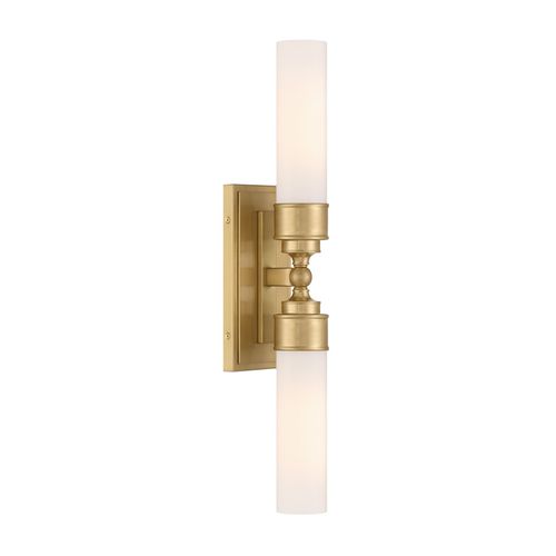 Aged Brass LED Wall Sconce from the Wilcox Collection
