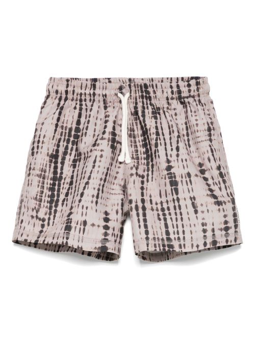 Tie-dye swim shorts - Neutrals