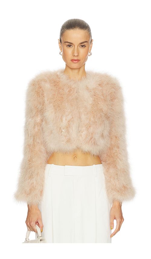 Bubish Manhattan Crop Jacket in Cream. XS/S. Also in