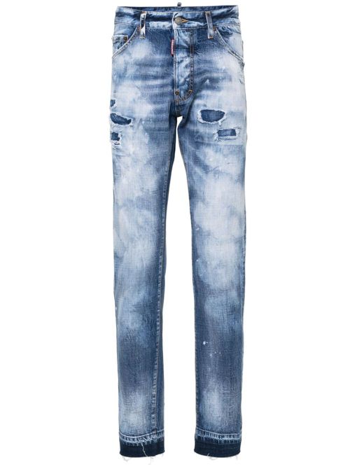 Light Everglades patch-detail jeans - Blue