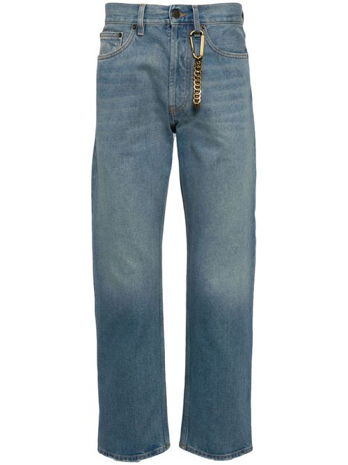 Larry mid-rise straight-leg jeans - Blue