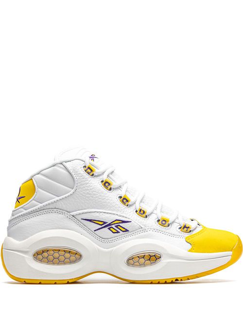Question Mid "Yellow Toe - Kobe" sneakers - White