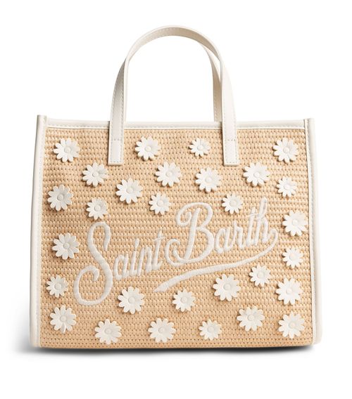 Straw Vivian Daisy Tote Bag