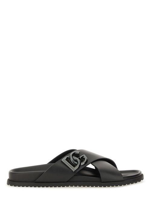 Calfskin sandal