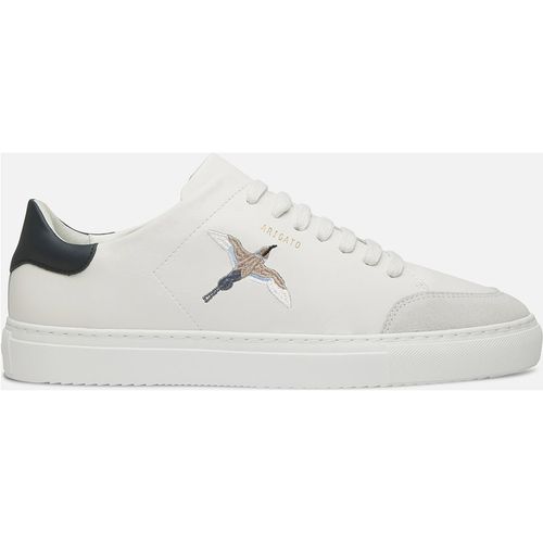 Axel Arigato Men's Clean 90 Bee Bird Leather Cupsole Trainers - White/Dark Blue - UK 7