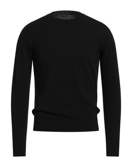 Man Sweater Black Size L Wool, Polyamide