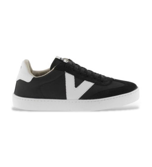 Victoria for woman. 1126193 Berlin Leather Sneakers black (41), Flat, Laces, Casual