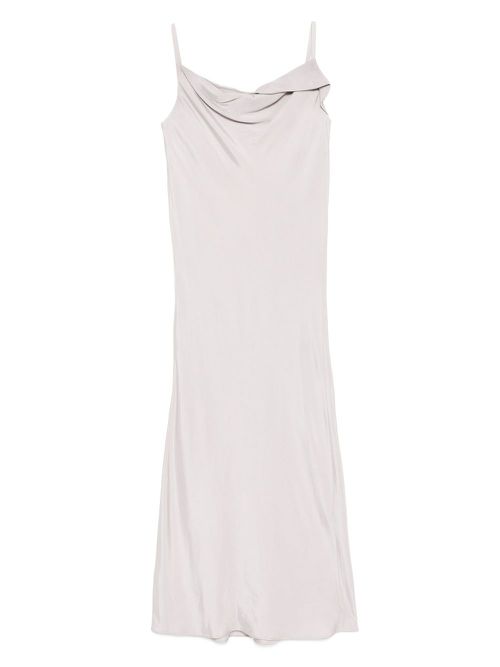 Recto Drapery Neckline Slip dress - Grey
