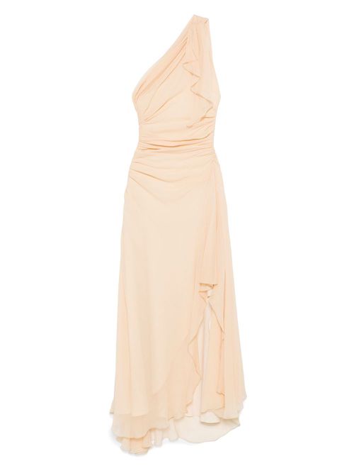 Victoria Beckham ruched maxi dress - Yellow