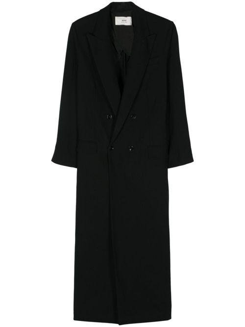 Black Single Breasted Trench Coat