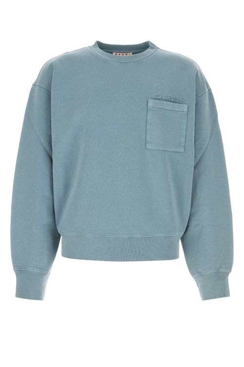 Cotton Sweatshirt — Blue