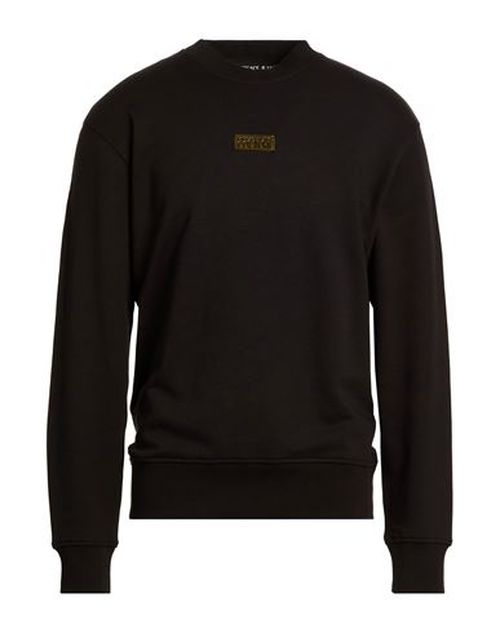 Man Sweatshirt Black Size L Cotton