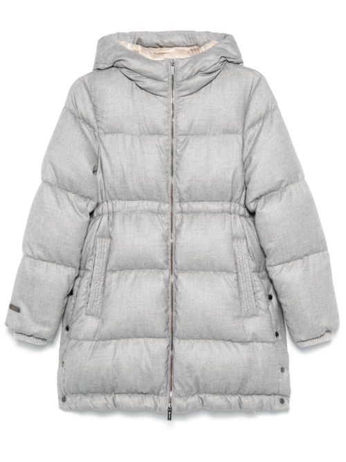 Punto Down Coat — Grey