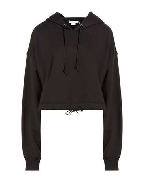 Woman Sweatshirt Black Size XL Cotton, Polyester