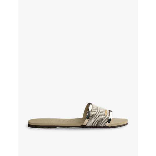 Womens Grey You Trancoso Rubber Sandals