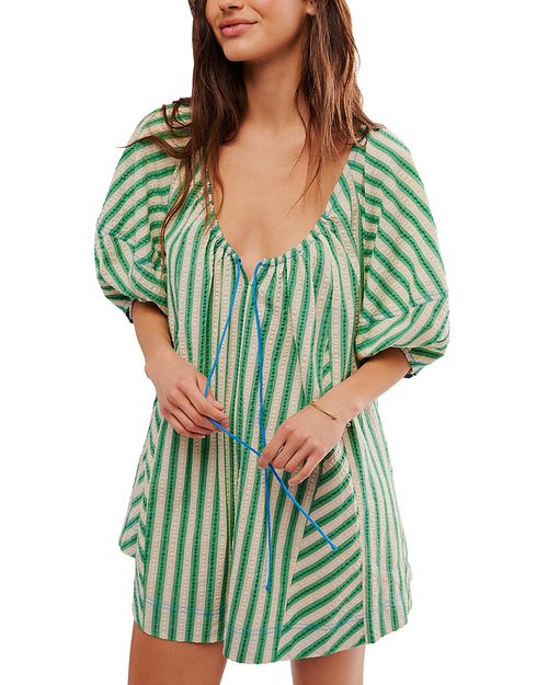 Bop Around Striped Romper