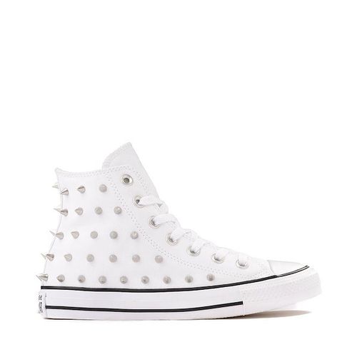 Womens Converse Chuck Taylor All Star Chrome Queen High-Top Sneaker - White