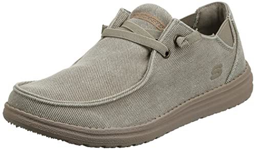 Skechers Men's Melson-Raymon Canvas Slip on Moccasin