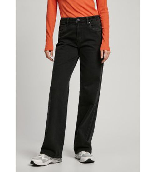 Pepe Jeans for woman. PL204699XH2 Jeans Loose St Hw black (31/30), Casual, Cotton, Denim, Sustainable