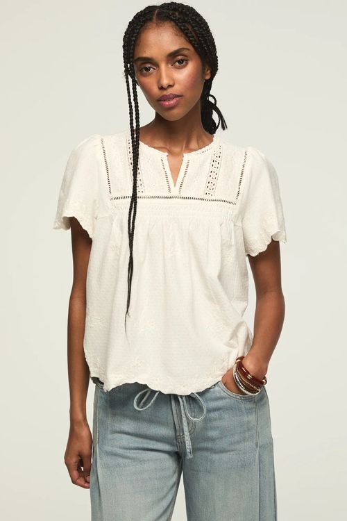 Women's Vertical Trimmed Shell Tee