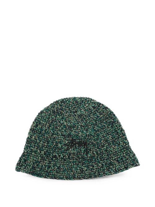 Green Knitted Bucket Hat