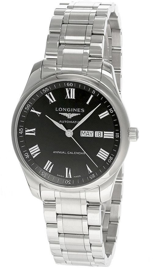 LONGINES Master Collection AUTO 42MM SS Annual Calendar Men's Watch L2.920.4.51.6 / L29204516