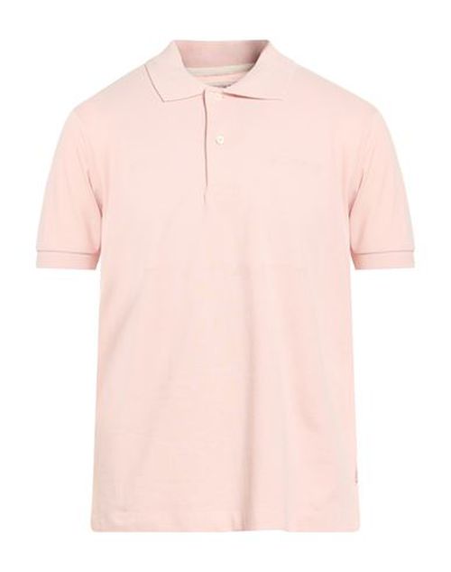 Jeans Man Polo shirt Light pink Size S Cotton